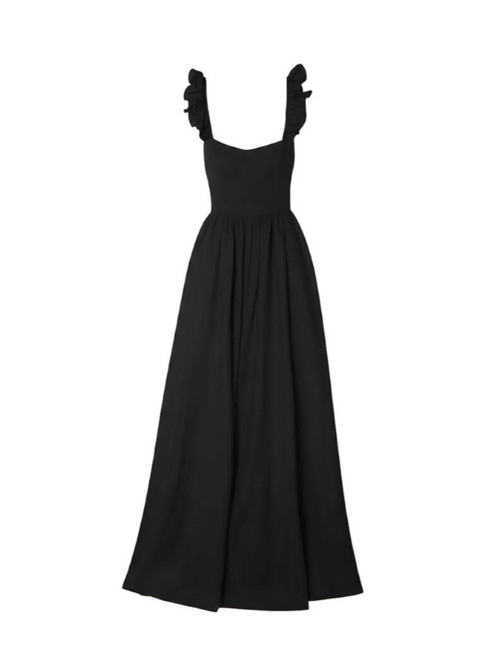 Reformation Vecchio Linen Dress in Black size 6